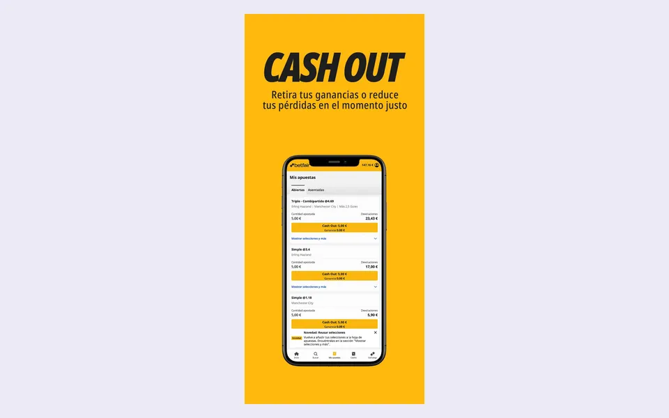 Captura de la app de Betfair en la App Store de España
