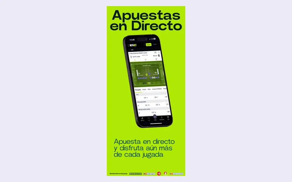 Captura de la app de Retabet en la App Store de España