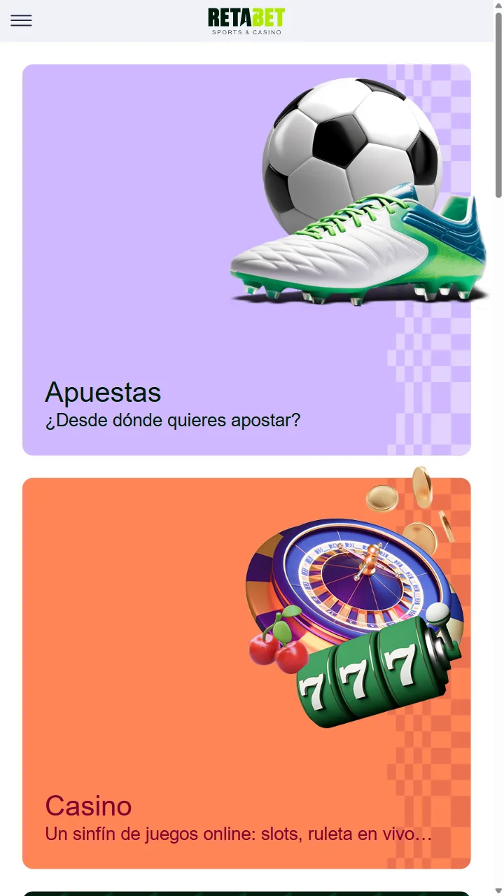 Captura 1 de Retabet